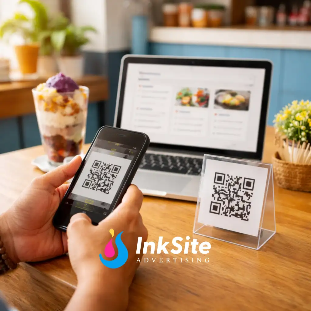 QR “Menu & Info” Page