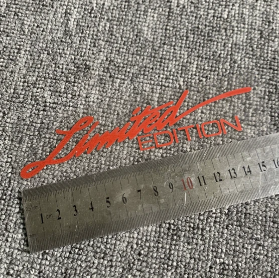 Limited Edition Vinyl Decal Sticker - Red