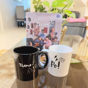 customer black mug dog