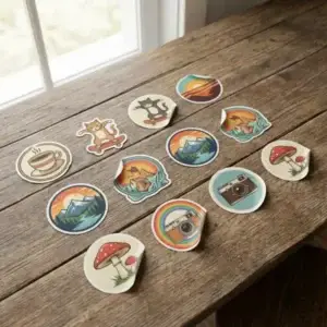 Print and Die Cut 2x2 Inch Sticker